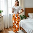 thumbnail image 5 of Hearthz Fleece Lounge Pants Women Boo Ghost Pumpkin Graphic Womens Pj Bottoms Halloween Fall Winter Women's Fuzzy Plush Pajama Pants, 5 of 6