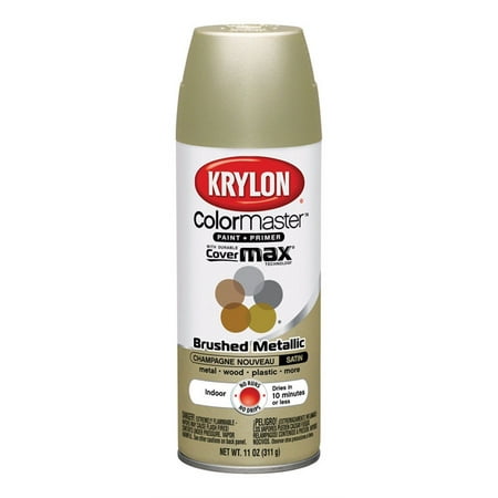 Colormaster Indoor/Outdoor Aerosol Paint 12oz-Satin Champagne Nouveau