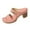 Pink High Heels Shoes for Women, variant on Hopeusnice High Heels Shoes for Women Open Toe Breathable Non-Slip Thick-Soled High Heel Trendy Women's High Heels Shoes PU Materials Summer Shoes Soft Elegant Shoes Beige 40