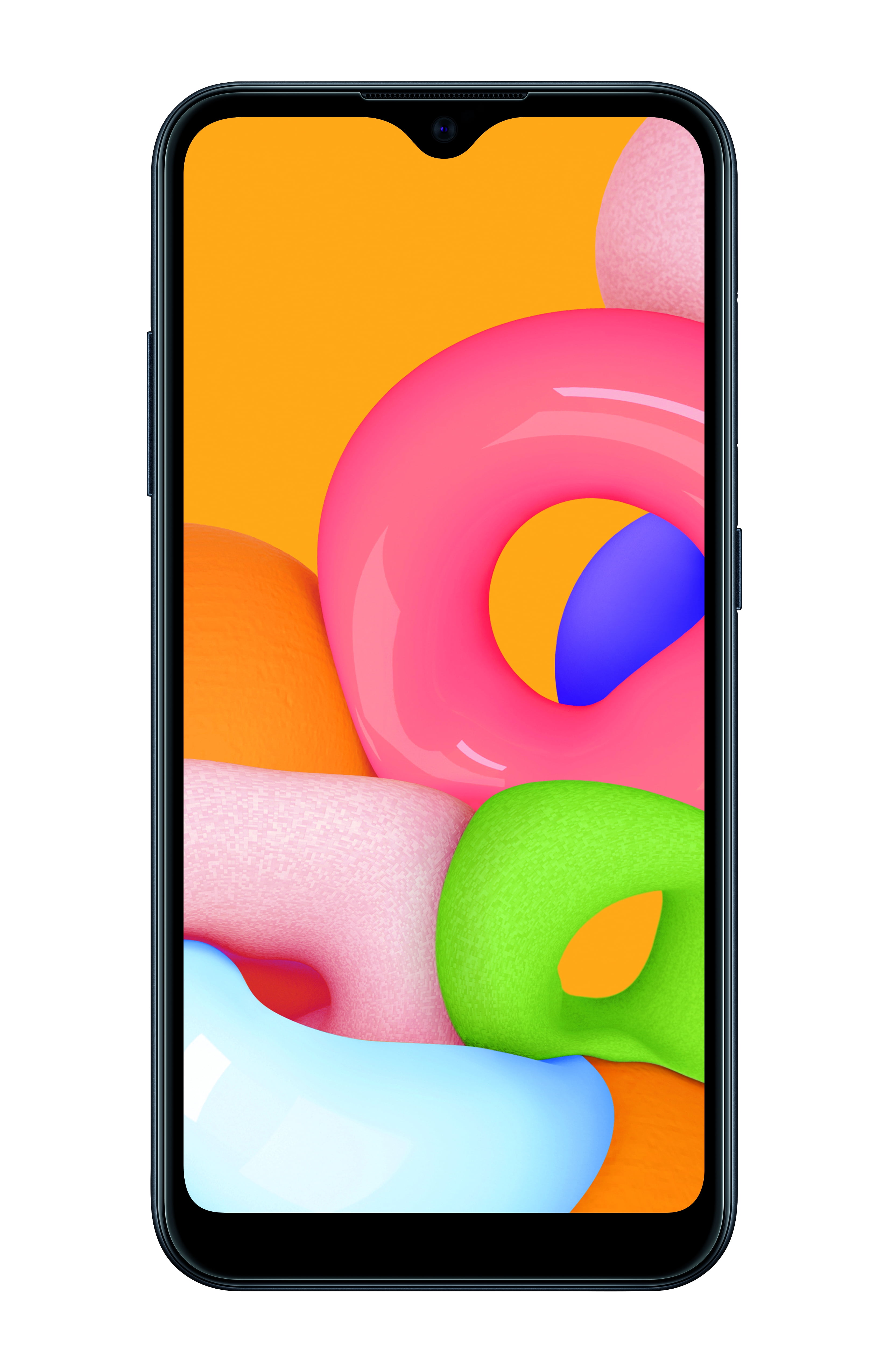 Simple Mobile Samsung Galaxy A01 16gb Black Prepaid Smartphone Walmart Com