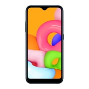 Simple Mobile Samsung Galaxy A01, 16GB, Black - Prepaid Smartphone