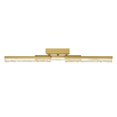 thumbnail image 2 of Stagger Integrated LED Brass Vanity Light, 2 of 3