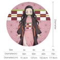 thumbnail image 2 of Kamado Nezuko Round Tablecloth Print Decorative Table Cover Washable Table Cloths for Dining Party Picnic 50x50in, 2 of 8
