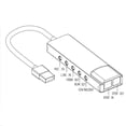 thumbnail image 5 of MotorGenic USB External Aluminum Alloy Optical Fiber SPDIF Sound Card 5.1 Channel Silver, 5 of 5