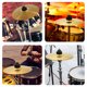 thumbnail image 3 of HEANUJJ 2Ud Dorados Para Batería De Jazz Resistentes Y Portátiles Para Instrumentos Musicales, 3 of 8