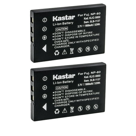 Image of Kastar 2-Pack Battery Replacement for Vivitar Digital Video Cameras DVR-840XHD DVR-565HD DVR-390H DVR-530 DVR-545 DVR-550 DVR-550G DVR-688 DVR-710 DVR-7300X Vivicam 3930 Vivicam 4000