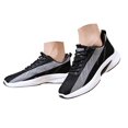 thumbnail image 3 of NOKIO Men's Fashion Sneakers Lightweight Breathable Knit Walking Shoes with Soft Insole and Durab𝗅e Sole, Versatile 𝖫a𝖼e Up Casual Running Shoes for Gym Training Workout, Daily Sport Wear, 3 of 8