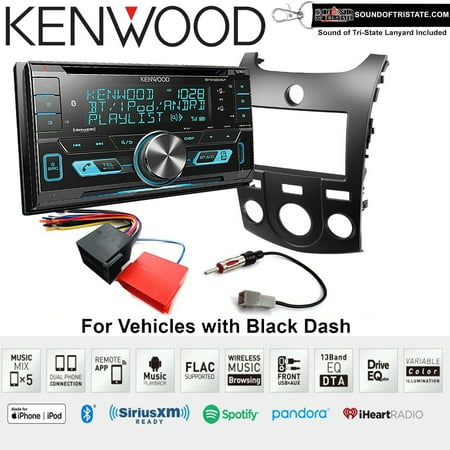Kenwood DPX503BT CD Receiver with Bluetooth Install Kit Fits 11-13 Kia