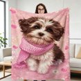 thumbnail image 5 of FLASHLUMI 50"×60" Soft Sherpa Blanket, Cozy Plush Warm Throw Blanket for Couch Bed Sofa Home Office Decor, 5 of 10