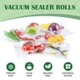 thumbnail image 6 of BoxLegend Vacuum Sealer Bags Rolls Food Saver Bags 3 Pack 8''x20'BPA-Free for Food Storage, 6 of 10