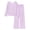 Light Blue Cherry & Bow Print (Long Sleeve & Long Pant), variant on Girls Long Sleeve Pajama Set, All‑Over Pink Rose Floral Print Light Pink Lettuce Trim Soft Ribbed Knit Kids 2‑Piece Sleepwear Size 14