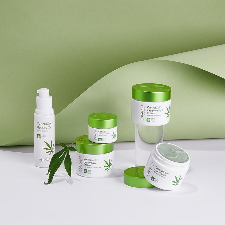 Andalou Naturals CannaCell Dreamy Night Facial Moisturizer, Hemp