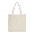 thumbnail image 1 of Bolso de hombro de para mujer, bolsos Hobo, bolsos de compras de gran capacidad, hueco elegante Beige Yuyangstore Bolso tejido a mano, 1 of 5