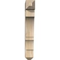 thumbnail image 2 of Ekena Millwork 3 1/2"W x 16"D x 24"H Balboa Craftsman Smooth Bracket, Douglas Fir, 2 of 4