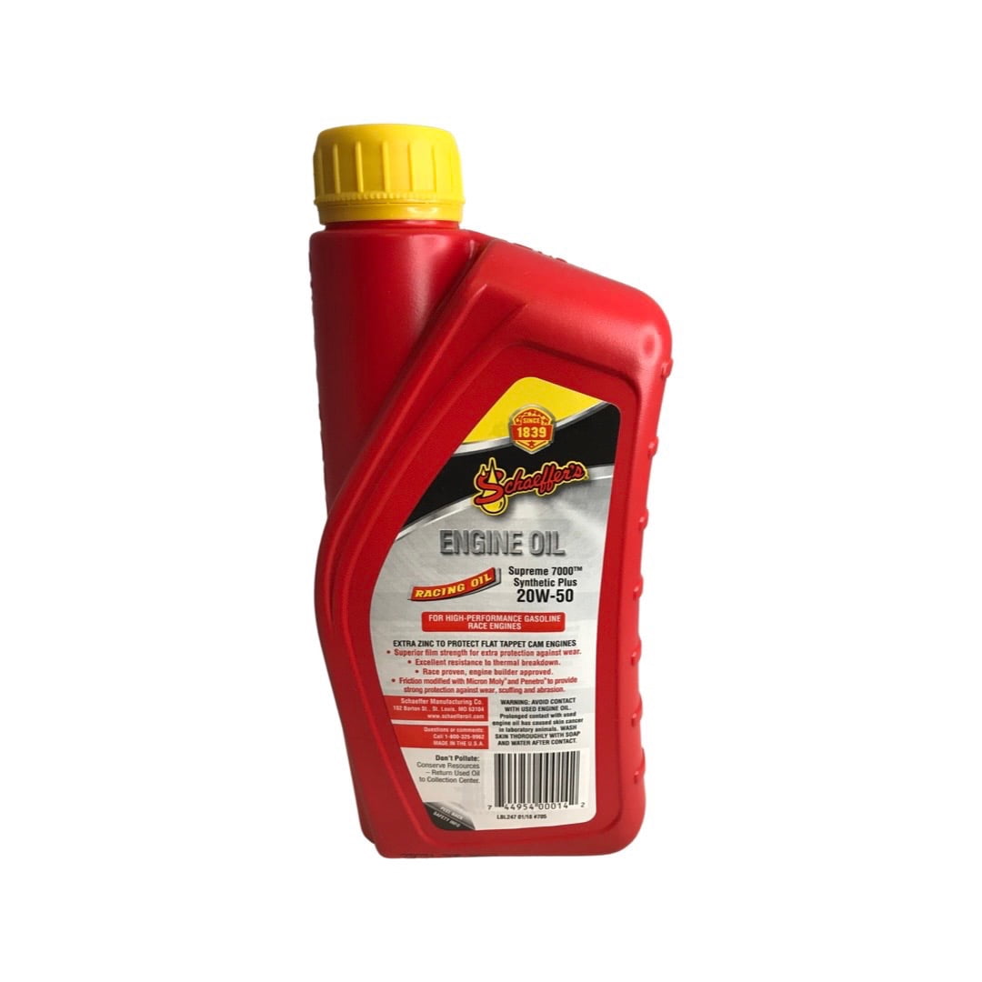 Schaeffer's 705 - 6 Pack Supreme 7000™ Synthetic Plus Racing Oil