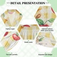thumbnail image 5 of Women Silk Pajama Sets Causal Outings Fashion Bears Apple Delight Pattern Home, 5 of 7