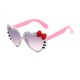 thumbnail image 4 of Gafas de sol con forma de corazón para niños, gafas de sol bonitas de color melocotón, parasol uv400 para bebé, gafas de sol de Hello Kitty con dibujos animados para niños, 4 of 4