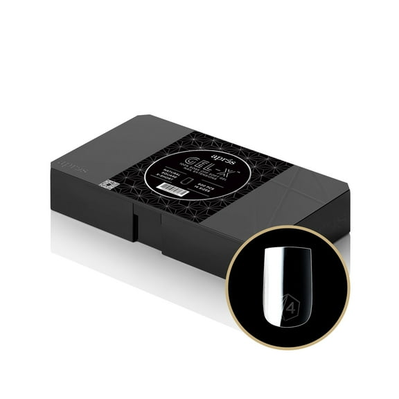 Apres Gel-X Tip Box 2.0, 14 Sizes (NATURAL, SQUARE, EXTRA SHORT)