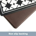 thumbnail image 6 of Artnice Black and White Kitchen Mats Cushioned Anti-Fatigue Floor Mat, Non Slip Waterproof Ergonomic Comfort Mat for Kitchen, Standing Desk Mat for Office, Home Decor, 17.5"x32", 6 of 10