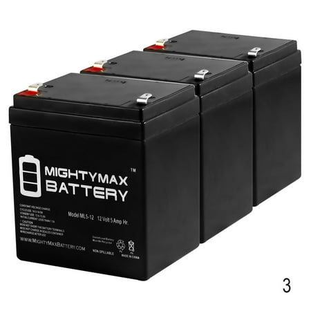 ML5-12 - 12V 5AH UPS Battery for Best Technologies FORTRESS L1460VAB - 3 (Best 12v Battery Pack)