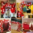 thumbnail image 5 of Qianli Kit Arche Guirlande de Ballons de Noël 142 Pcs avec Ballons Bonbons Rouges et Blancs Boîte Cadeau Ballons Étoiles Rouges pour Décorations de Fête de Noël, 5 of 5