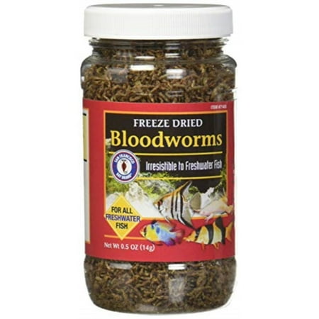 San Francisco Bay Brand/Sally's Freeze Dried Bloodworms - 0.5