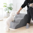 thumbnail image 7 of 2 to 3 Tier Optional Pet Stairs with Non-Slip Foam Steps - Easy to Clean, Designed for High Beds & Sofas, Perfect for  Dogs, Cats and Elderly Pets, 7 of 7