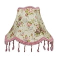 thumbnail image 4 of Pantalla de tela para lámpara, cubierta de lámpara, lámparas de mesa o de pie, pantalla de tela, decoración del hogar Estampado de flores rosa, 4 of 9