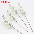 thumbnail image 2 of 12Pcs Artificial Christmas Glitter Berries Stems Xmas Tree Wreath Diy Decor, 2 of 5