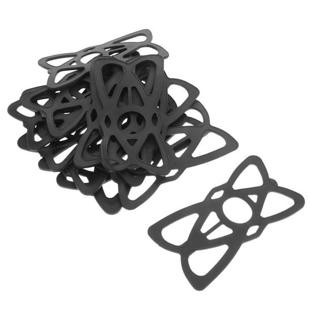 15 bandas de silicona de repuesto para soporte de teléfono de motocicleta, malla de plástico, accesorios para manillar de bicicleta, scooter y bicicleta.