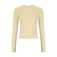 thumbnail image 7 of ATENAR Womens Tops,Tops for Women,Soft,Stretch Fabric,Warm,Comfort Fit,Khaki,XL, 7 of 7