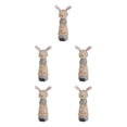 thumbnail image 1 of kurtrusly Cute Rabbit Statue Figurines Animal Sculpture Wedding Gift Craft female 8.5x23.5cm 5Set, 1 of 6