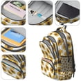 thumbnail image 4 of White Sunflower Backpack for School,Cute School Bag,Schoolbag with Adjustable Shoulder Straps & Padded Back,16.9 Inch, 4 of 5
