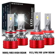For Toyota Camry 2007-2011 2012 2013 2014 2015 2016 2017 2018 Led Headlight Bulbs 9005 H11 High&Low Beam 4pcs