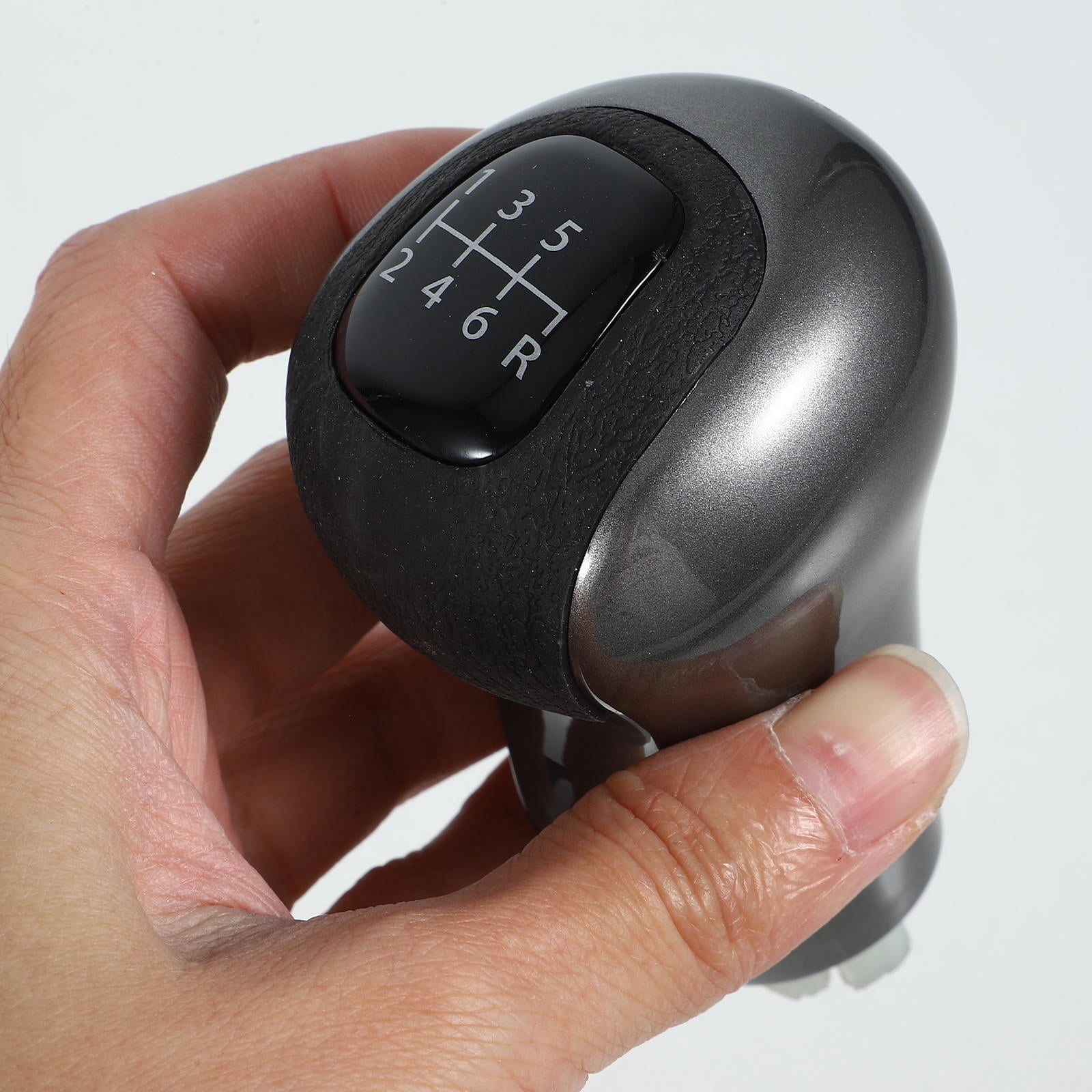 AURARMLET 1Set Easy Install Black Manual Gear Shift Knob and Protective Shift Boot Cover