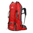 thumbnail image 1 of Durable Backpack Trekking Rucksack Lightweight Mountaineering Knapsack Red, 1 of 8