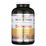 Amazing Nutrition Berberine, 1,000 mg, 360 Capsules (500 mg per Capsule)