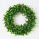 thumbnail image 1 of de Hojas s Artificiales 16,5 " de de Granja para Puerta de Colgante de Pared Ventana Decoración de Fiest BLESIY Corona de hojas verdes falsas, 1 of 7