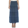 thumbnail image 1 of White Mark Jupe Maxi à Volants Taille Haute pour Femme, 1 of 5