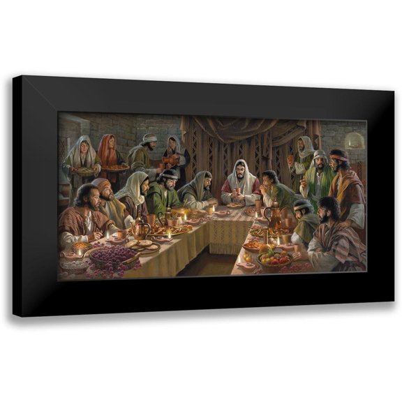Seward, James 14x9 Black Modern Framed Museum Art Print Titled - The Covenant