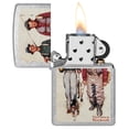 thumbnail image 3 of Zippo Norman Rockwell Fishing Street Chrome Pocket Lighter, 3 of 6