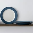 thumbnail image 2 of Noritake Colorwave Blue Set of 4 Rim Dinner Plates, 2 of 7