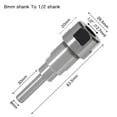 thumbnail image 4 of Router Collet Extension Rod Router Bit Adapter Extender For 1/4\" 8mm 12mm Shank, 4 of 4