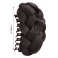 thumbnail image 3 of Natural Looking Twisted Braided Bun Hairpiece For Women with Voluminous Styles And Convenient Claw Clip for Formal Event, 3 of 9
