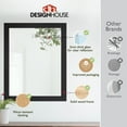 thumbnail image 6 of Design House Shorewood 24" x 30" Rectangular Wall Accent Mirror, Espresso, 6 of 19