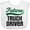 AA-White, variant on Inktastic Future Truck Driver Boys Baby Bib