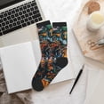 thumbnail image 6 of Pofeuu Colorful Graffiti Abstract Eye Print Crew Socks, Adult Running Hiking Socks for Youth and Adult, 6 of 7