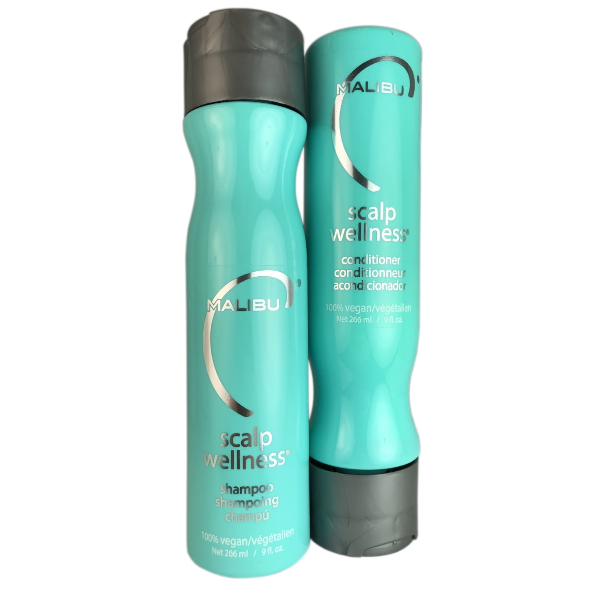 (52 Value) Malibu C Scalp Wellness Shampoo and Conditioner Set, 9oz