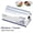 D, variant on 100PCS Tin Foil Aluminum Wraps | 228x273mm Aluminum Foil Sheets | Pre-Cut Pop-Up Dispenser for Food Wrap | Hot Dog or Sandwich Wrap | Food Storage | Baking | Kitchen Use