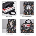 thumbnail image 4 of Naloa Mushrooms Print Lightweight DayBackpack Suitable for school, work, shopping, travel, etc., 4 of 5